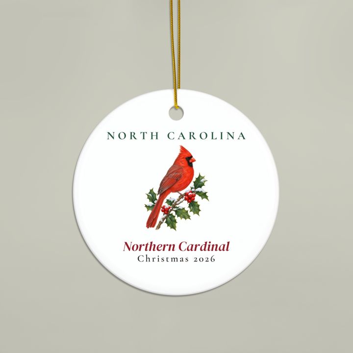 North Carolina State Bird Ornament