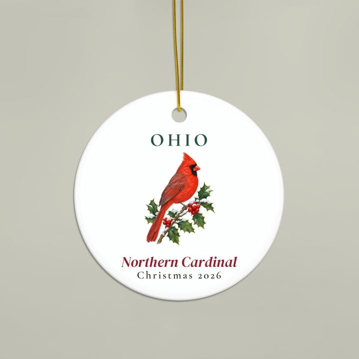 Ohio State Bird Ornament
