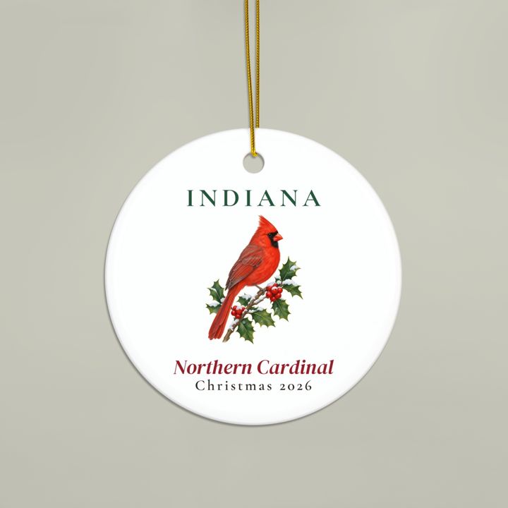 Indiana State Bird Ornament