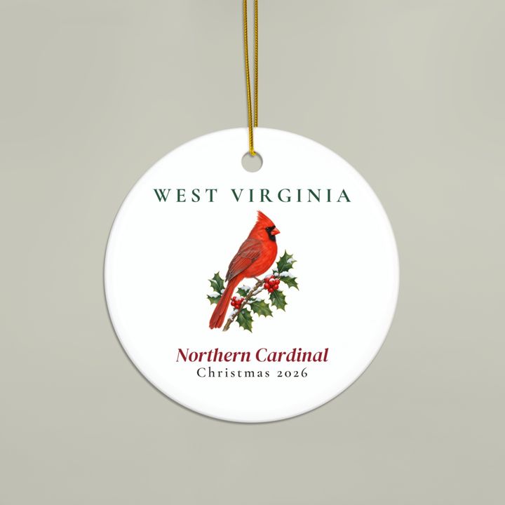 West Virginia State Bird Ornament