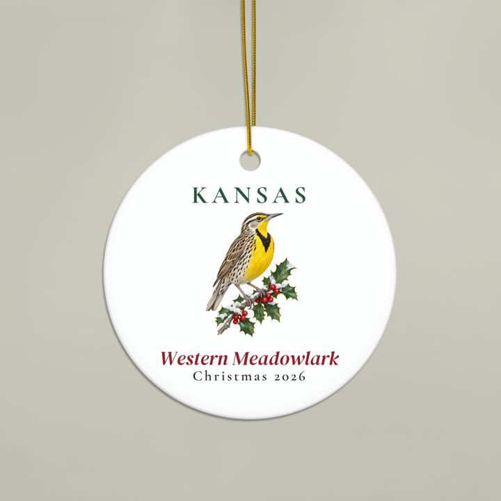 Kansas State Bird Ornament
