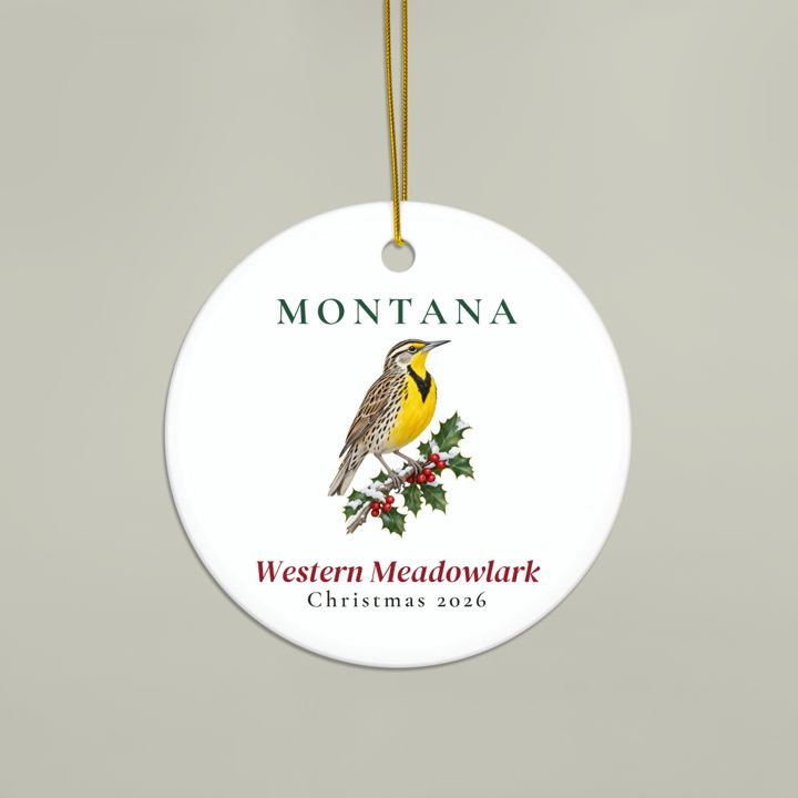 Montana State Bird Ornament